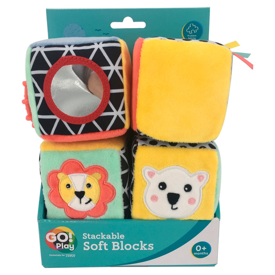 Tesco GO! Play Stackable Soft Blocks