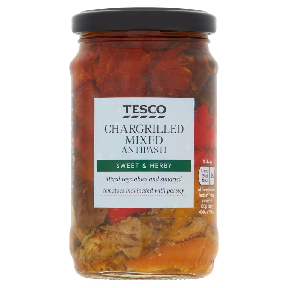 Tesco Chargrilled Mixed Antipasti 280G