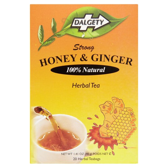 DALGETY HONEY & GINGER HERBAL TEA 40G Tesco Groceries