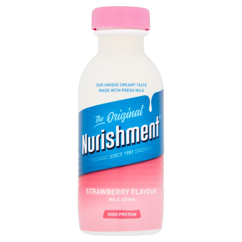 Nurishment Original Strawberry Flavour Milk Drink 330Ml