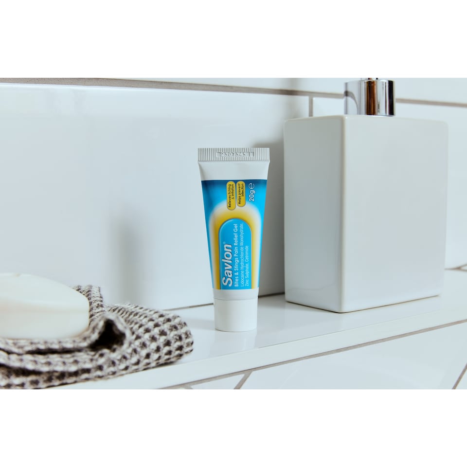 image 1 of Savlon Bites & Stings Pain Relief Gel 20g