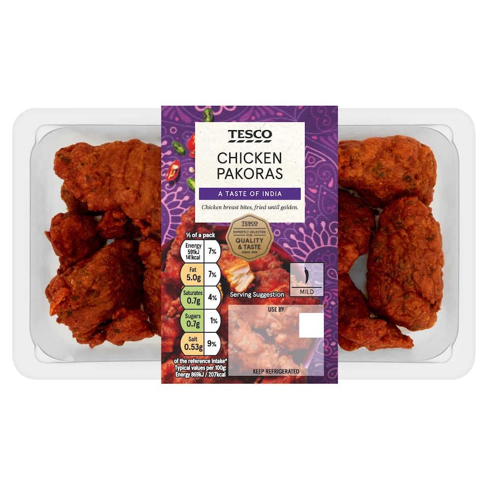 Tesco Chicken Pakoras 150g