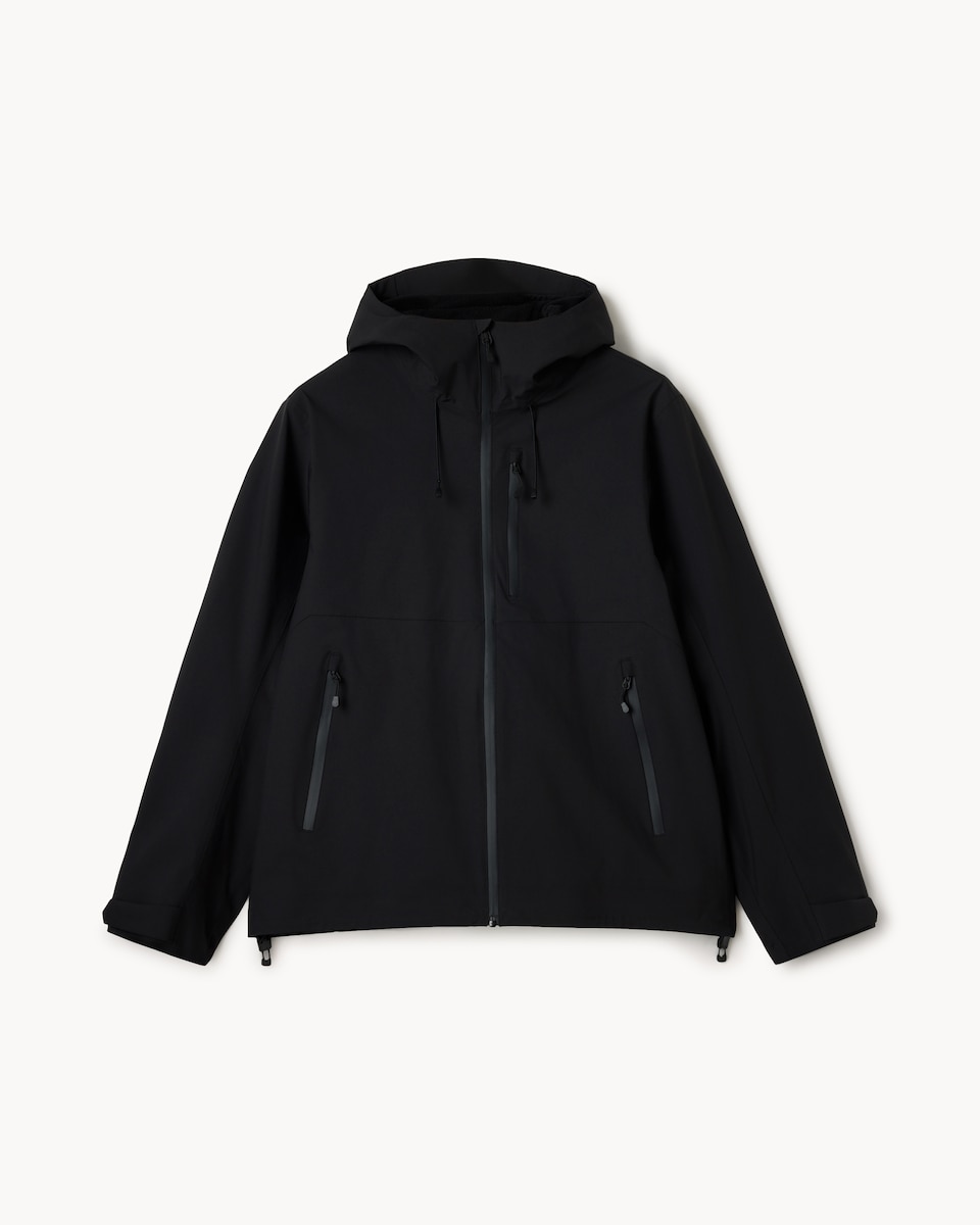 image 1 of F&F Fleece Lined Waterproof Jacket in Black