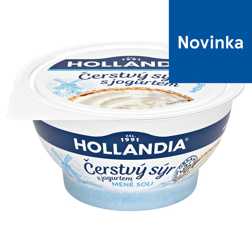 Hollandia Fresh Cheese with Yogurt Less Salt 125 g