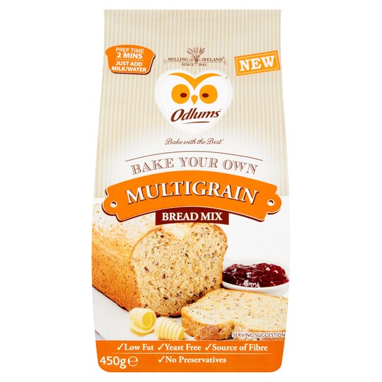 Odlums Multigrain Bread Mix 450G Tesco Groceries