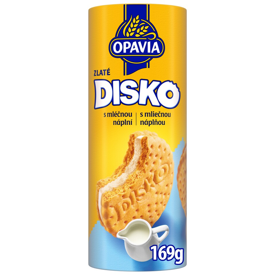 Opavia Disko Biscuits Milk Filling 169 g