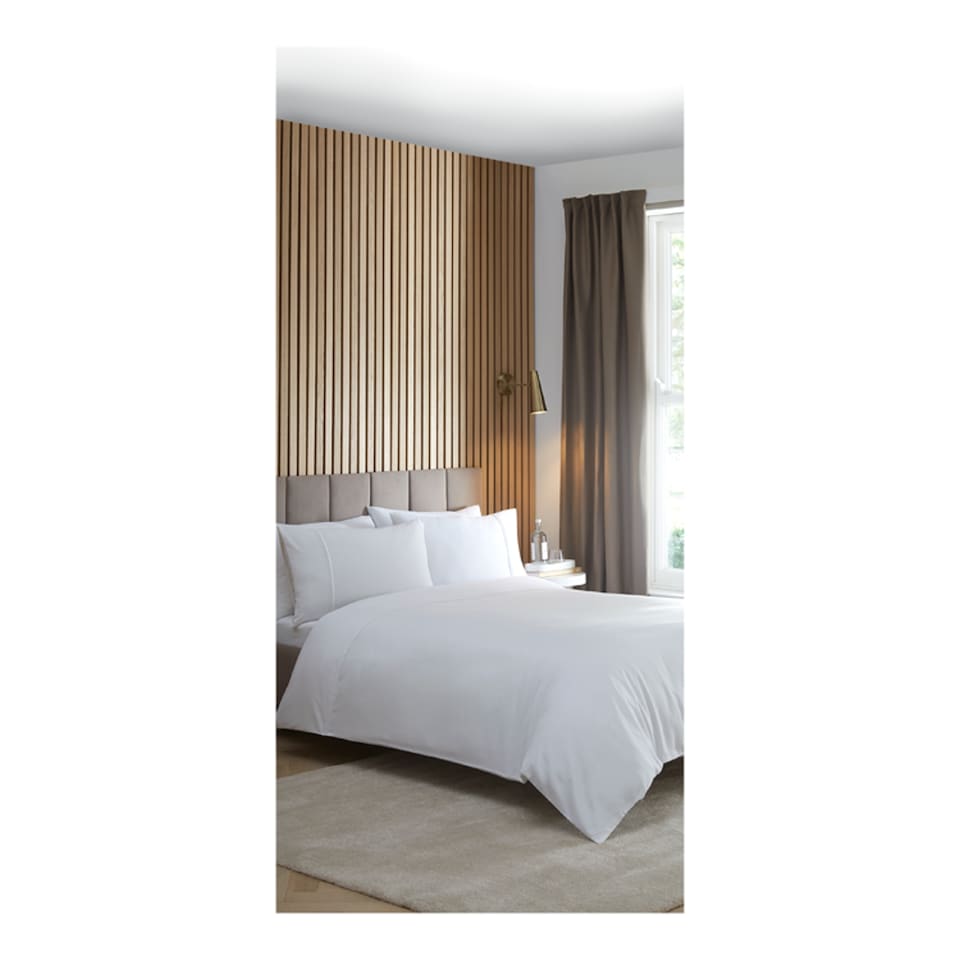 West Park Retreat White Trim Duvet Set Double