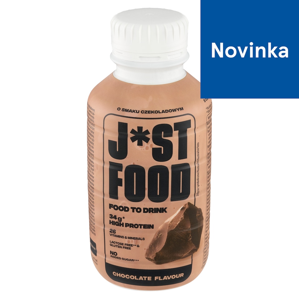 Just Food Bezlaktózový nápoj s čokoládovou príchuťou 500 ml