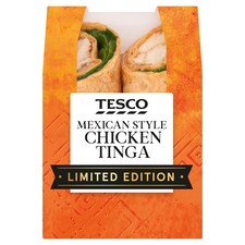 Tesco Limited Edition Mexican Style Chicken Tinga Wrap