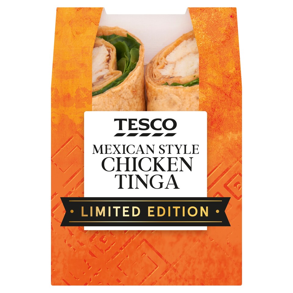 Tesco Limited Edition Mexican Style Chicken Tinga Wrap