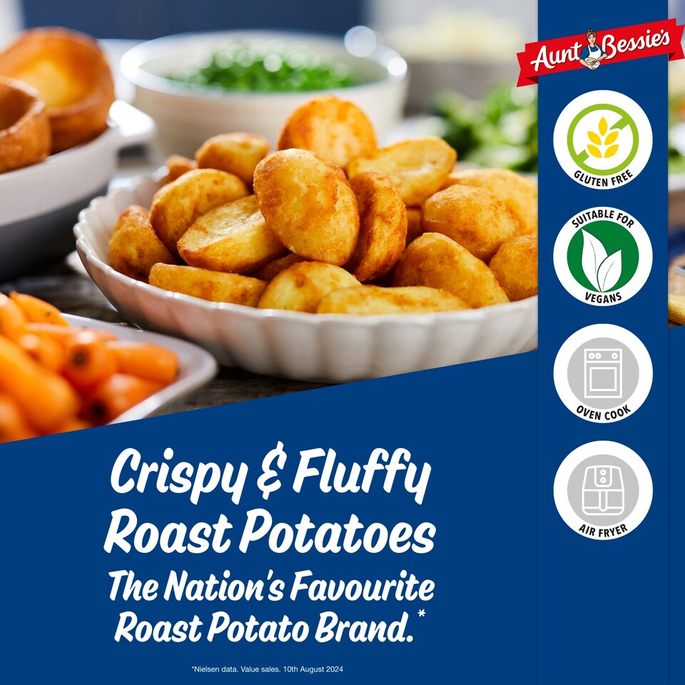 image 1 of Aunt Bessie's Crispy & Fluffy Roasties 1.3Kg