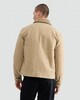 image 3 of F&F Pure Cotton Corduroy Collar Zip Front Jacket in Stone