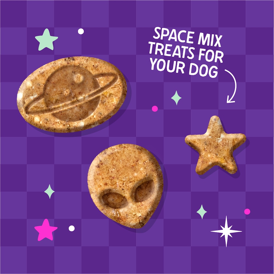 image 1 of Denzel's Space Mix - Duck & Apple Dog Treats 90g