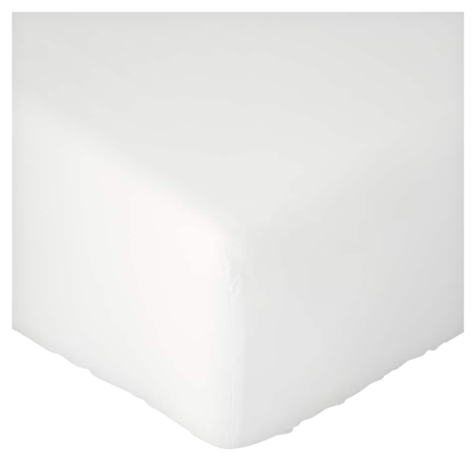 F&F Home Supersoft White Fitted Sheet Super King