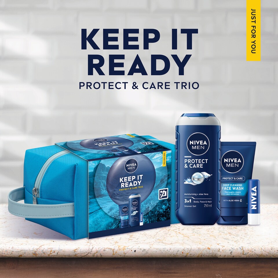 image 1 of NIVEA MEN Keep it Ready Skincare Gift Set