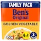 image 1 of Bens Original Golden Vegetable Microwave Rice Family Pack 450g