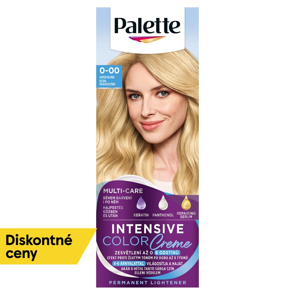 obrázok 1 z Palette Intensive Color Creme farba na vlasy Super svetlý blond 0-00