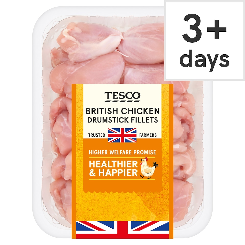 Tesco British Chicken Drumstick Fillets 600g 