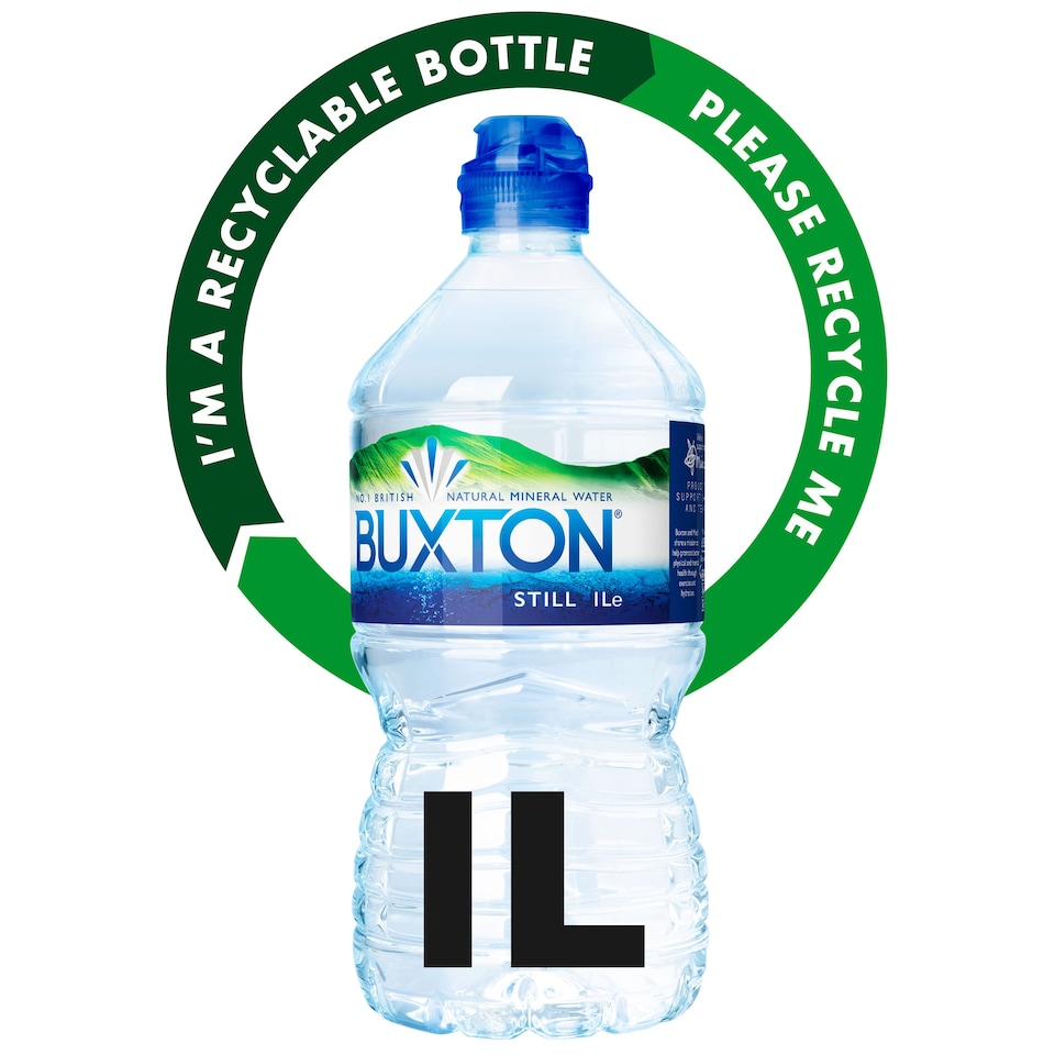 image 1 of Buxton Still Natural Mineral Water Sports Cap 1L