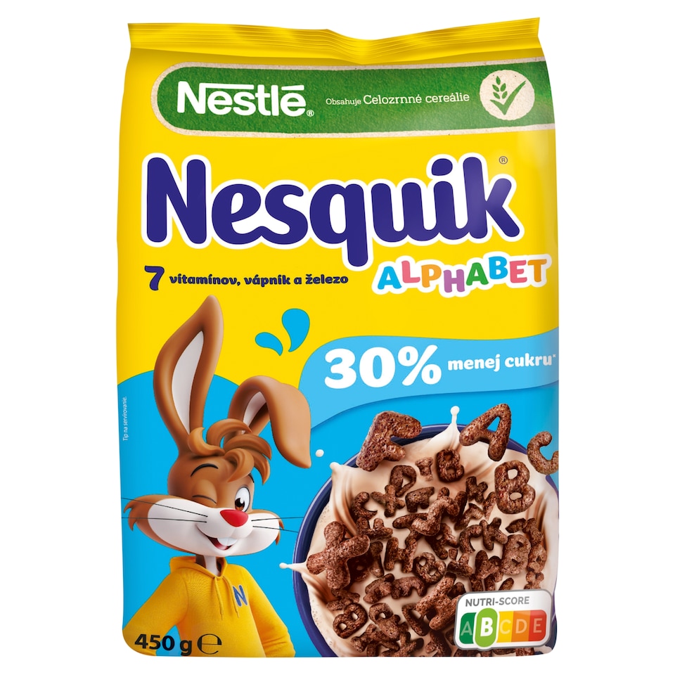 NESQUIK ABC Cereálie 450 g