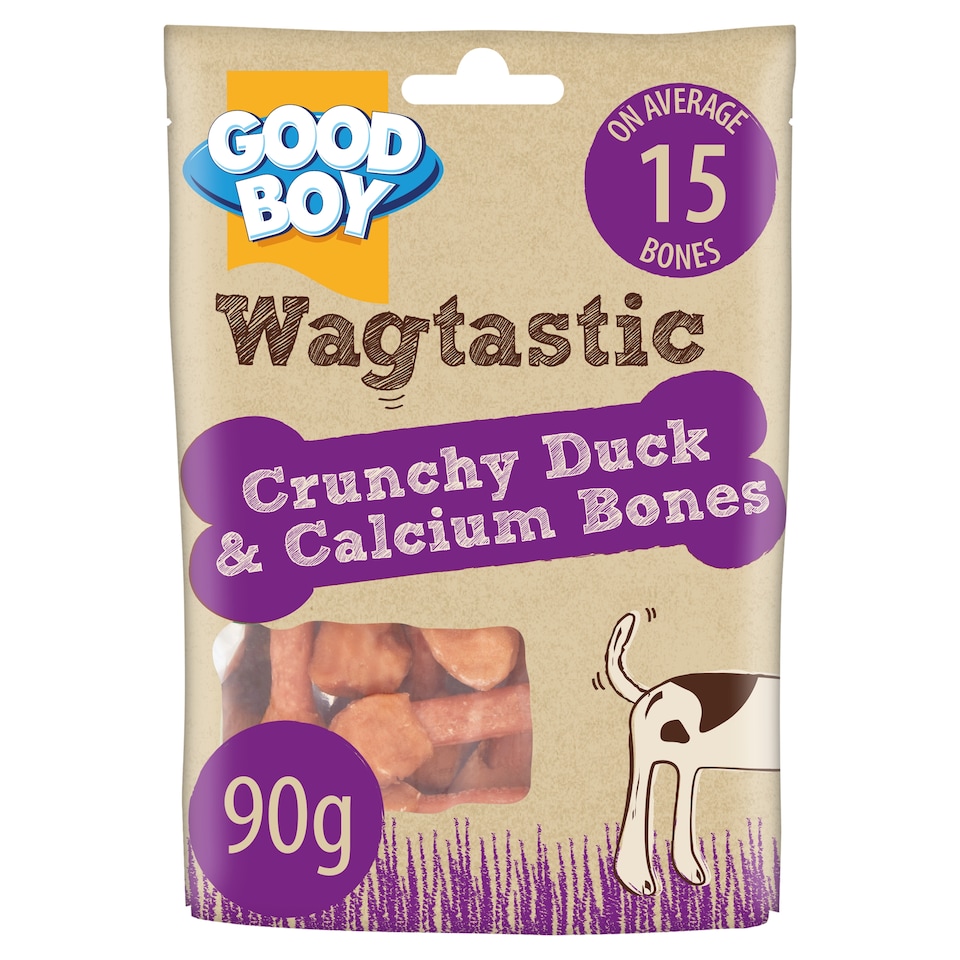 image 1 of Wagtastic Duck & Calcium Bones Dog Treats