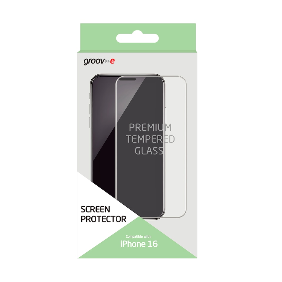 GROOV-E IPHONE 16 SCREEN PROTECTOR
