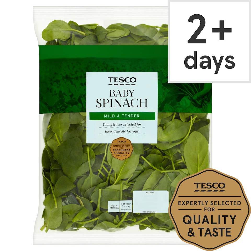 image 1 of Tesco Spinach 500G
