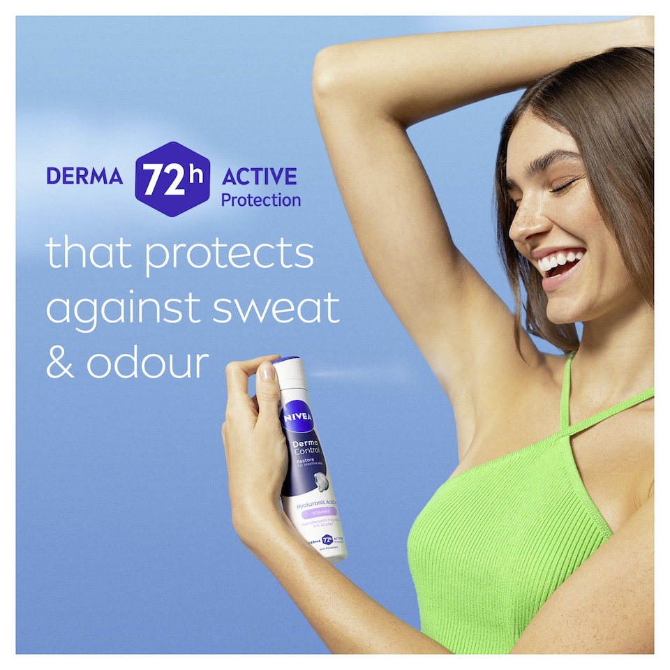 image 1 of NIVEA Derma Control Restore Antiperspirant Deodorant Spray 250ml