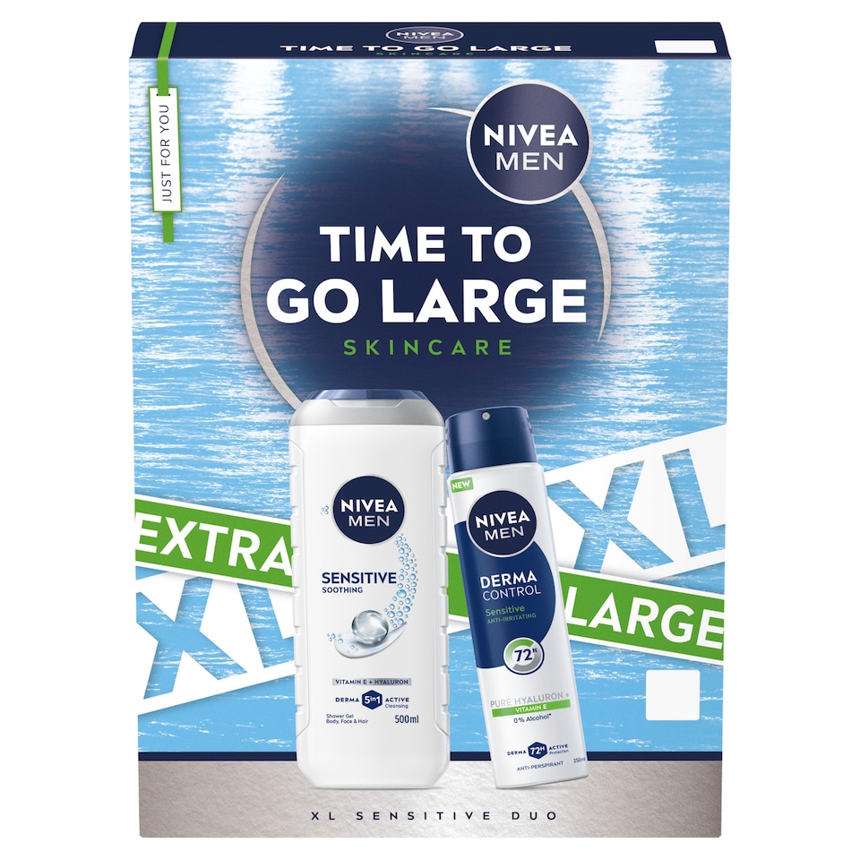 NIVEA MEN TIME TO GO LARGE GIFT PACK