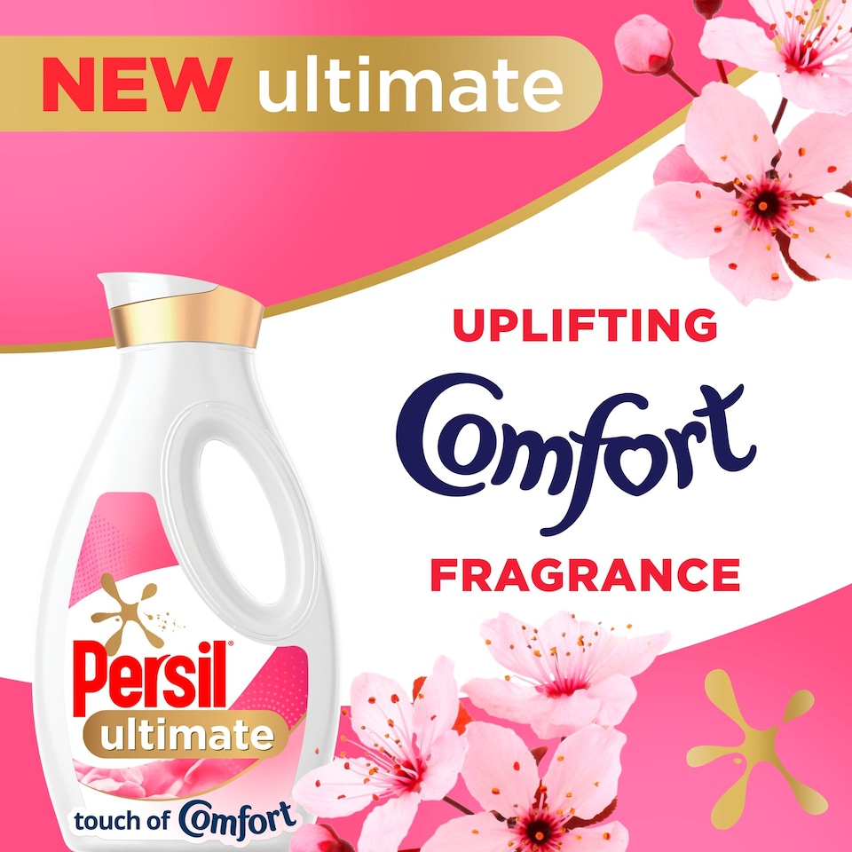 image 1 of Persil Ultimate Touch Of Comfort Laundry Detergent 34 Wash 918ml