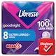 image 1 of Libresse Ultra Large+ Goodnight Sanitary Napkin for Night Use 8 pcs