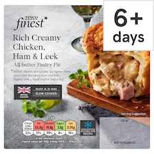 Tesco Finest Chicken, Ham Hock And Leek Pie 250g