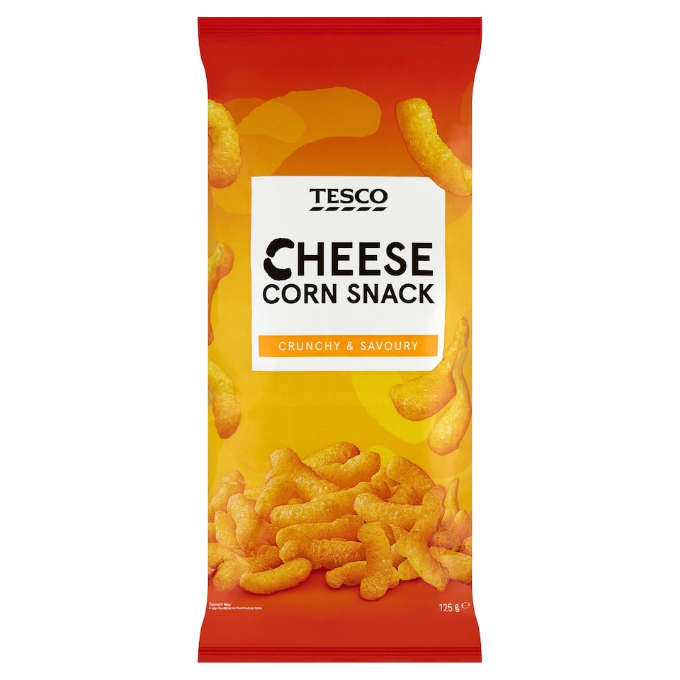 Tesco Cheese Corn Snack 125 g