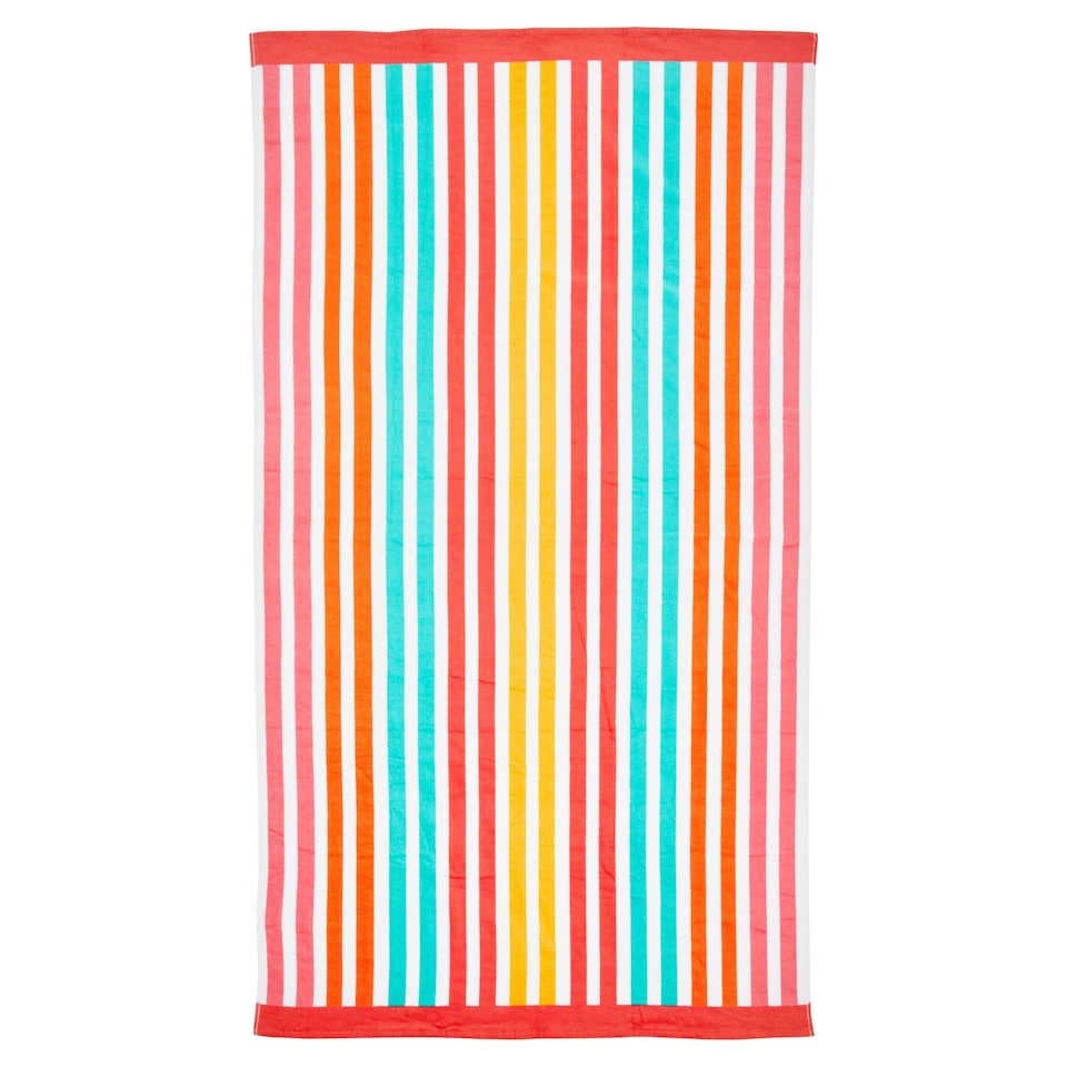 Tesco Sundrenched Oversized Stripe Beach Towel