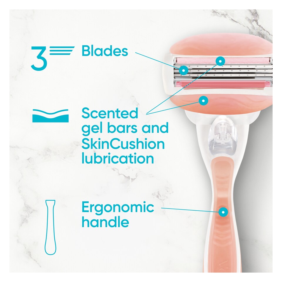 image 1 of Gillette Venus Comfortglide Spa Breeze Razor