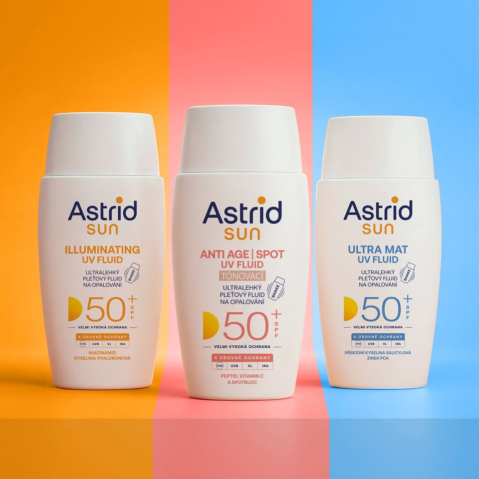 image 1 of Astrid Sun Ultra-Light Facial Fluid for Tanning SPF 50+ 40 ml