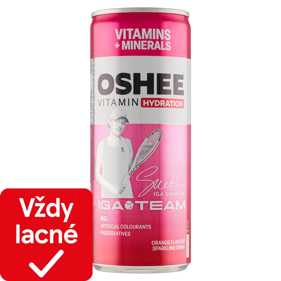 obrázok 1 z Oshee Vitamin Hydration nealkoholický sýtený nápoj s pomarančovou príchuťou 250 ml