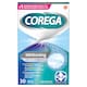 Obrázek 1 pro produkt Corega Whitening čisticí tablety 4v1 na zubní náhrady pro bělejší úsměv, 30 ks