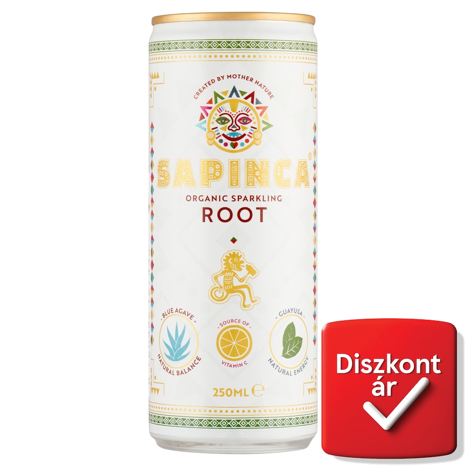 Sapinca bio gyökér alapú szénsavas ital 250 ml 