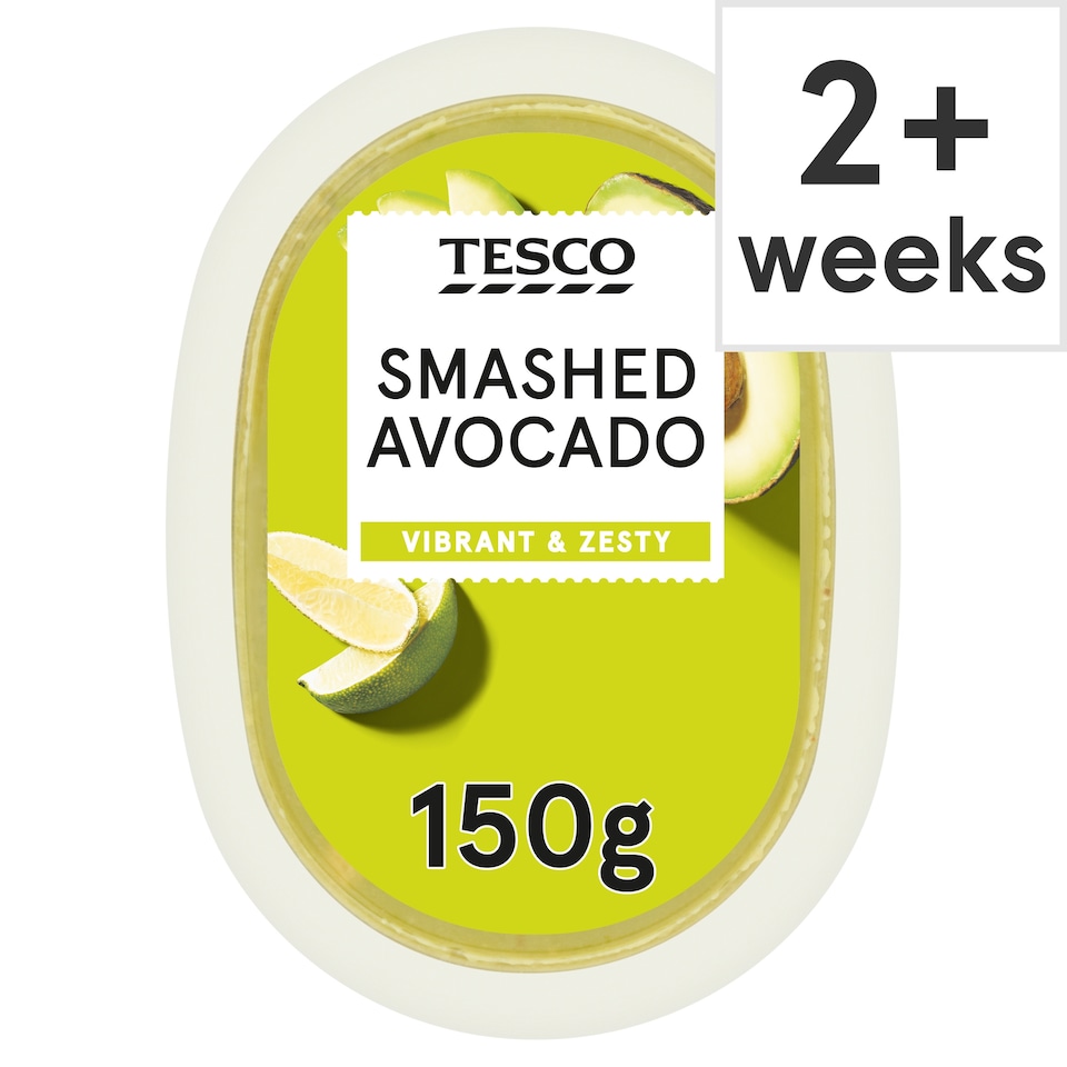 Tesco Smashed Avocado Vibrant & Zesty 150g
