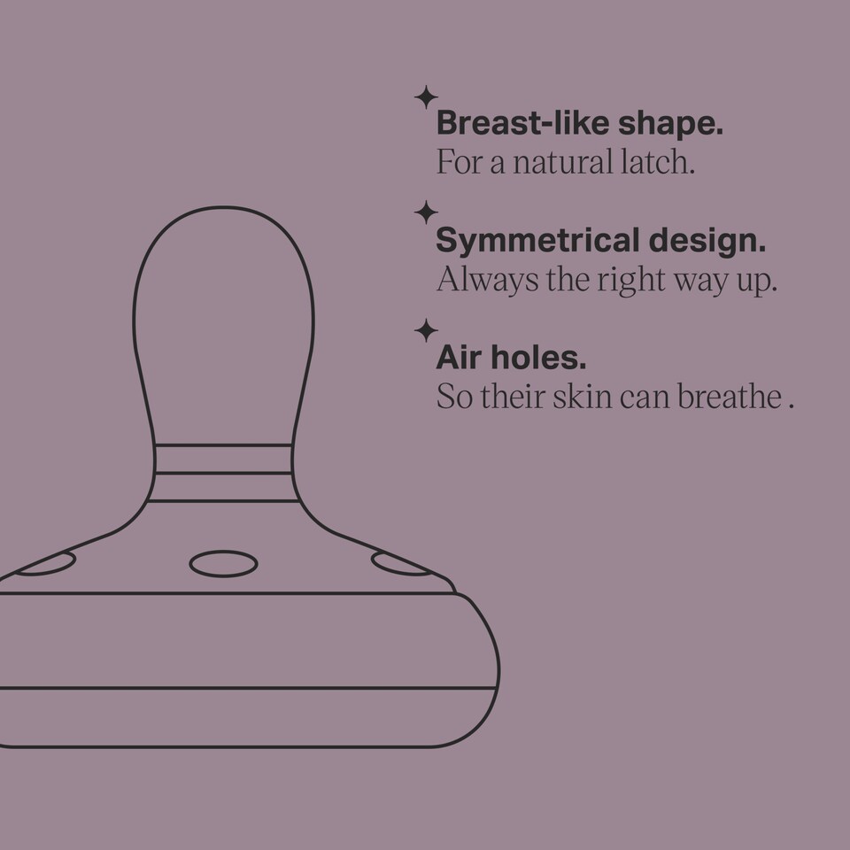image 1 of Tommee Tippee Breast-Like 6-18 Month Soother 2 Pack