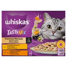Whiskas Tasty Mix Cream Menu in Juice 12 x 85 g (1.02 kg)