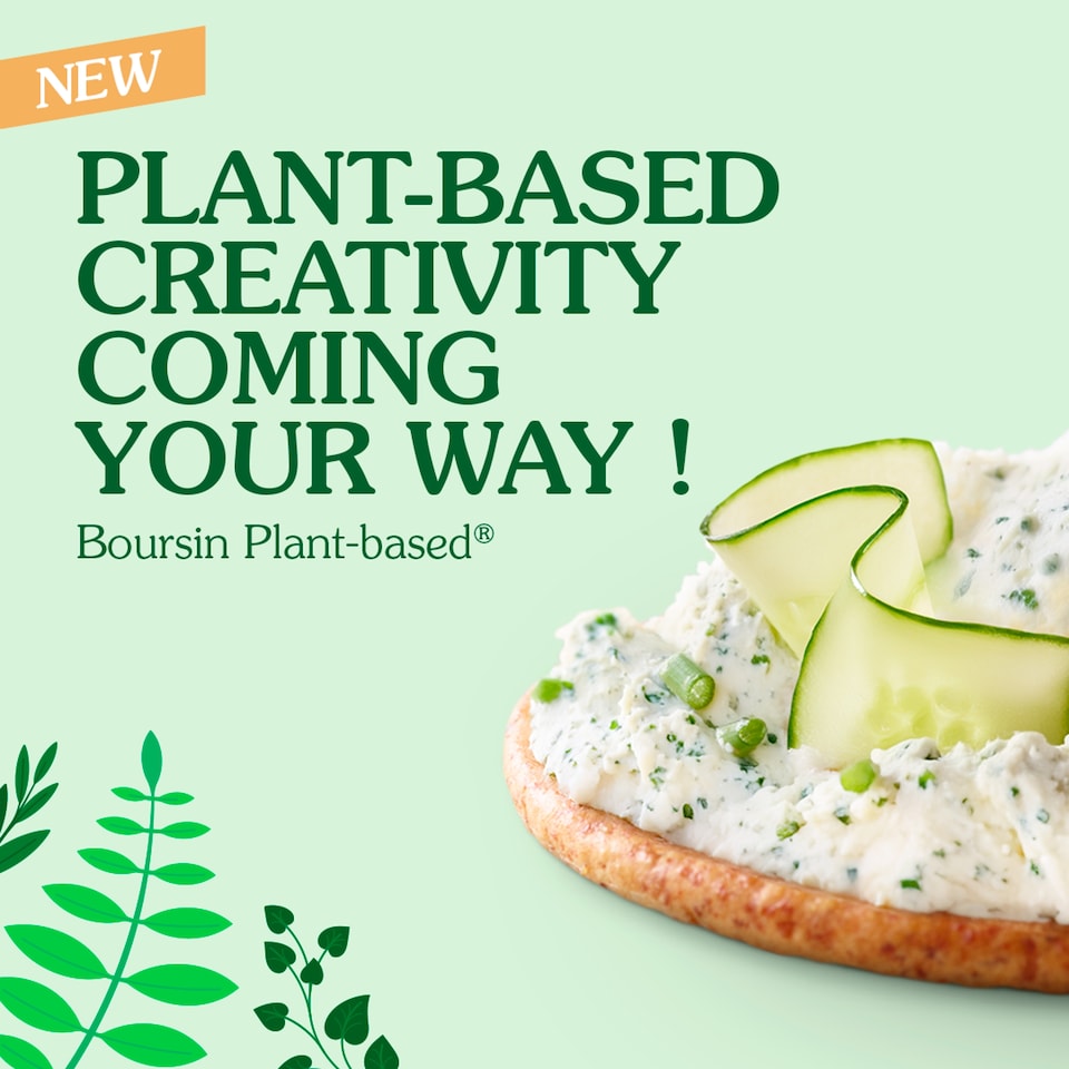 image 1 of BOURSIN Plant Based Garlic & Herbs 150g