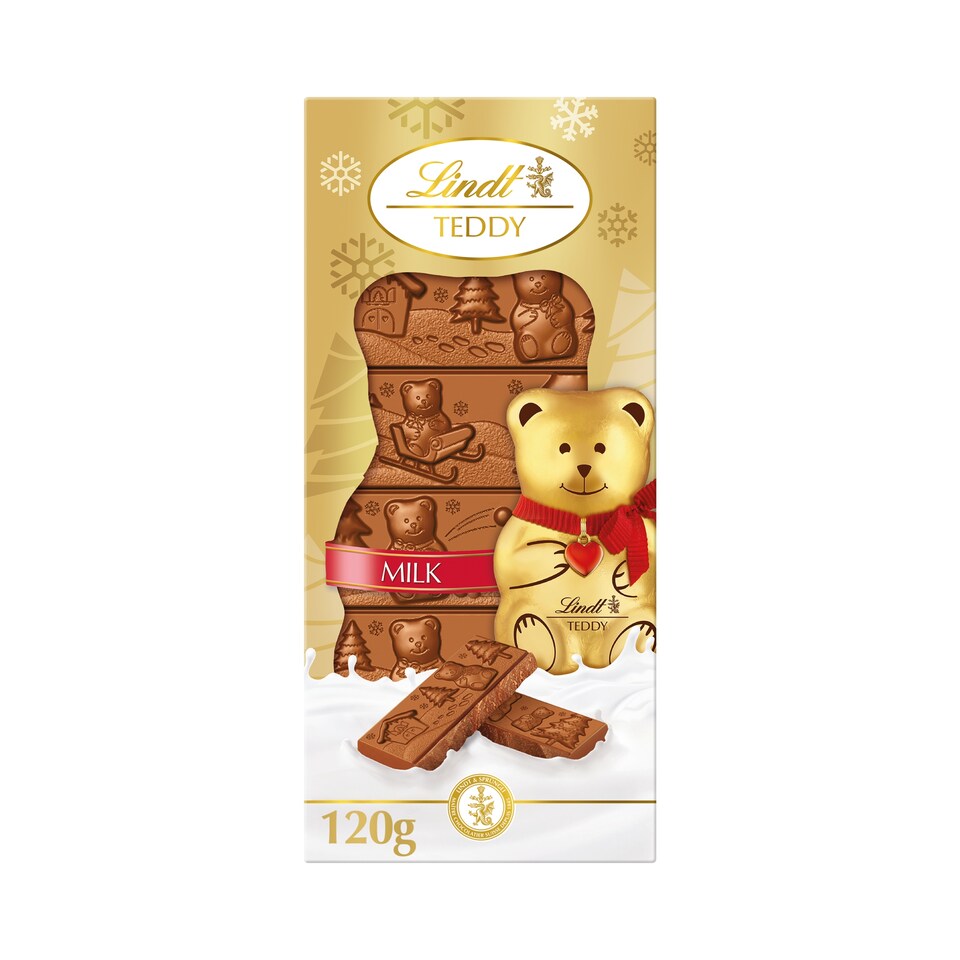 LINDT TEDDY MILK CHOCOLATE 120 g