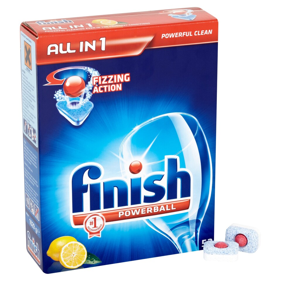 image 1 of Finish Allin 1 Dishwasher Lemon 52'S