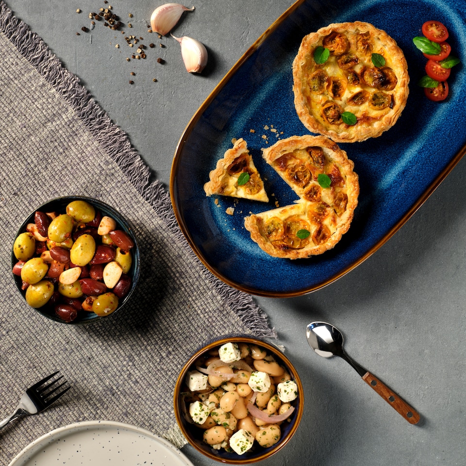 image 1 of Tesco Finest Marinated Butterbeans with Greek Feta 170g