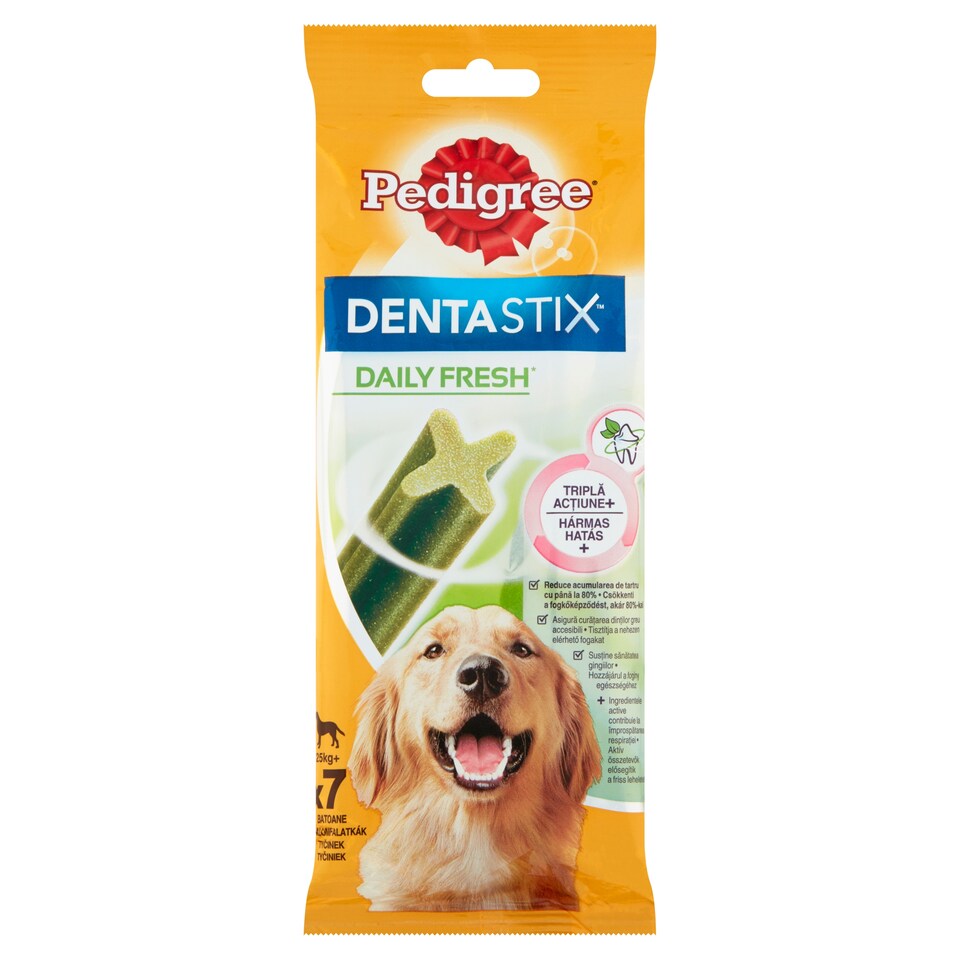 obrázok 1 z Pedigree DentaStix Doplnkové krmivo pre psy staršie ako 4 mesiace 7 ks 270 g