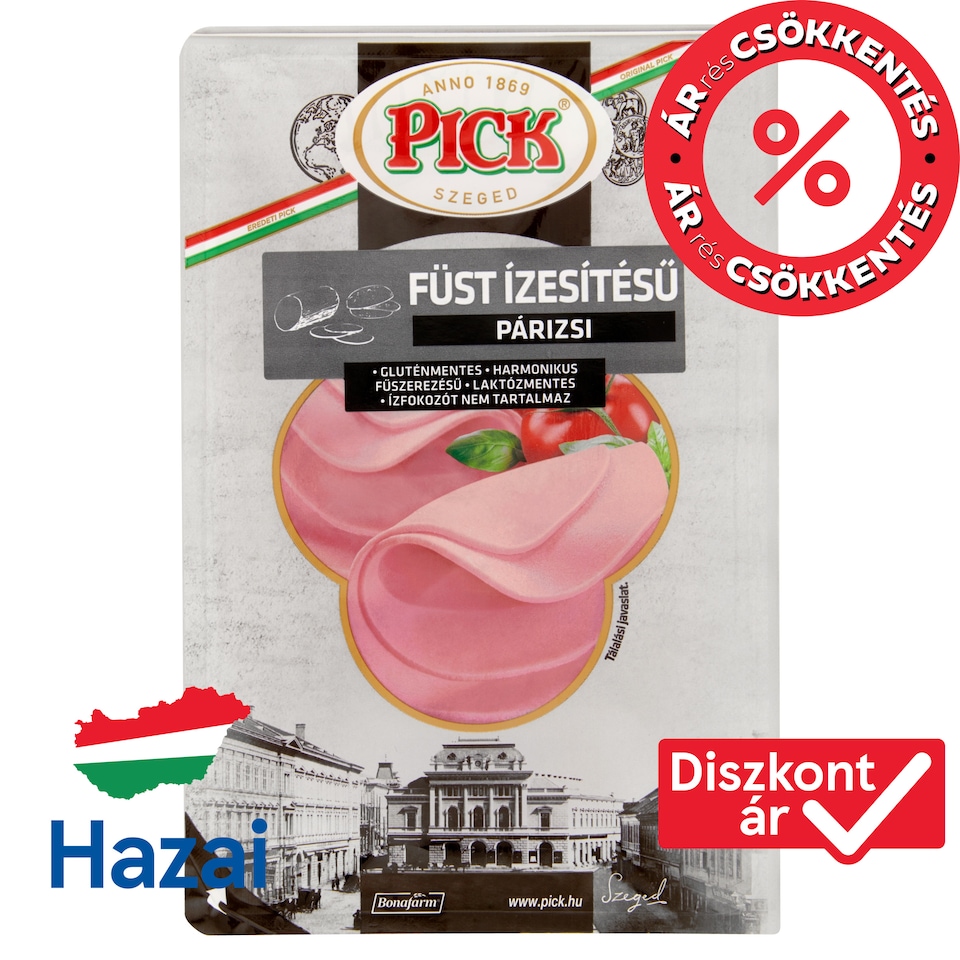 image 1 of PICK Smoke Flavoured Bologna Sausage Sliced 100 g