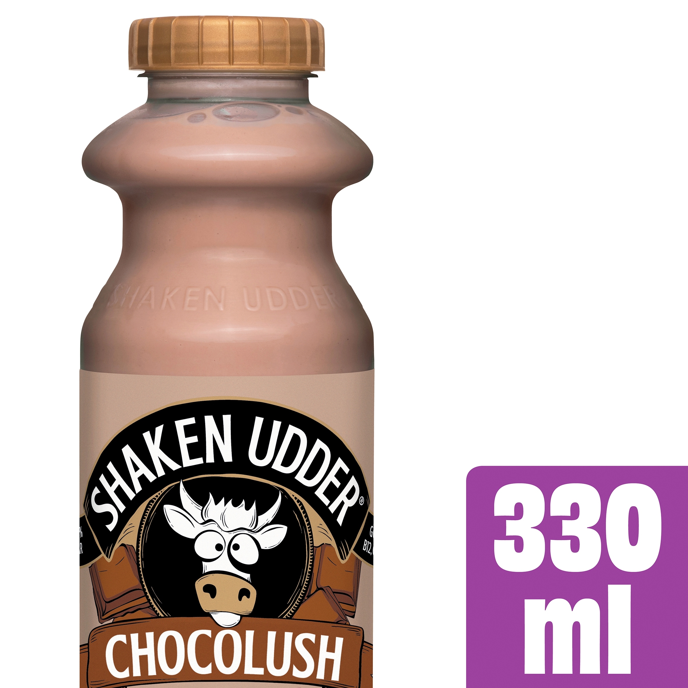 Shaken Udder Chocolush Milkshake 330Ml
