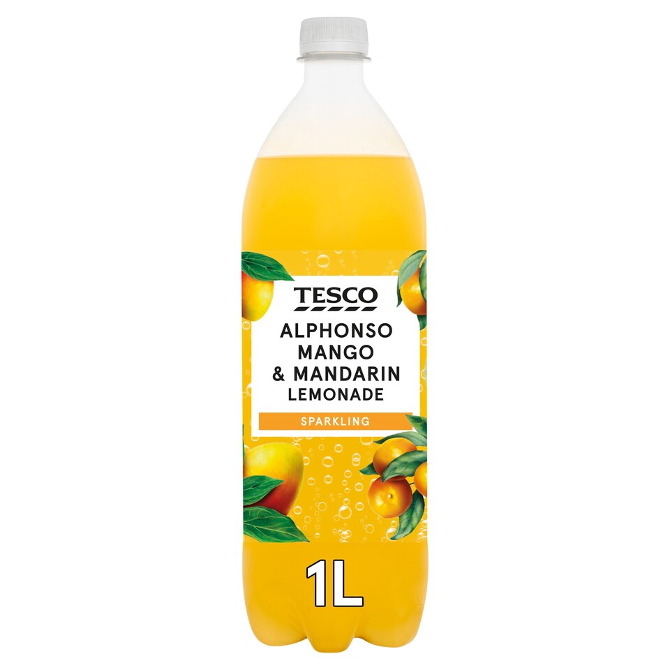 Tesco Sparkling Mango&Mandarin Lemonade 1L